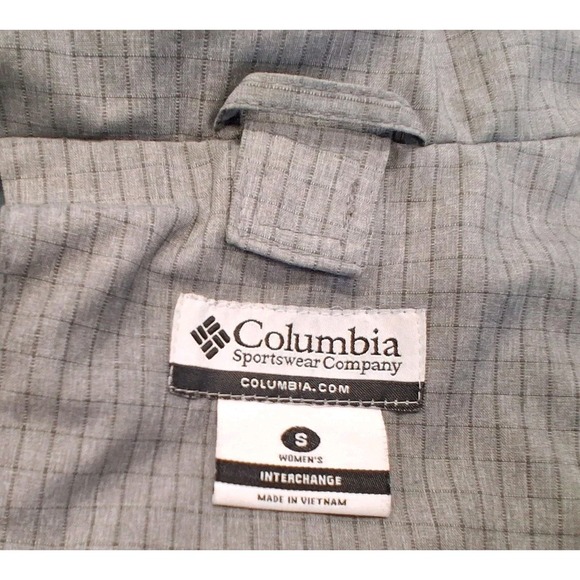 Columbia Bugaboo Interchange Jacket Womens Small Gray Omni-Tech Ski Snowboard - Picture 3 of 15